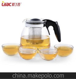 玻璃茶壶S363 茶具套装 耐高温大容量 厂家直销 茶壶礼品 茶具套装
