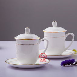 骨瓷茶杯礼品 陶瓷茶杯厂家 大图